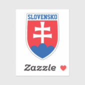 スロバキアの武器コート シール (シート)