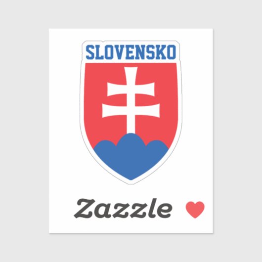 スロバキアの武器コート シール (シート)