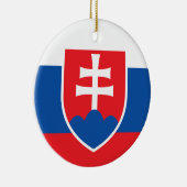 スロバキアの武器コート セラミックオーナメント (右)