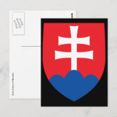 スロバキアの紋章 ポストカード (正面/裏面)