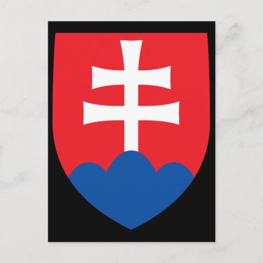 スロバキアの紋章 ポストカード (正面)
