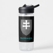 スロバキアフィットネスとスロバキアの武器のコート/フラグ ウォーターボトル (左面)