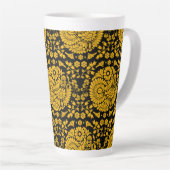 スロバキアフォークアート カフェラテマグ (右アングル)