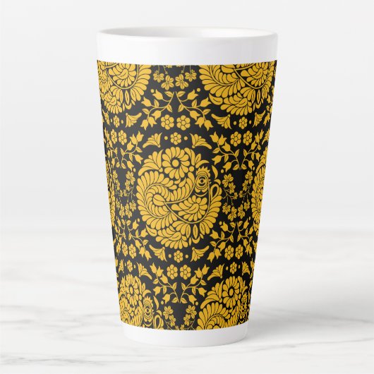 スロバキアフォークアート カフェラテマグ (正面)