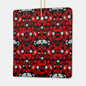 スロバキアフォークアート セラミックオーナメント (左)