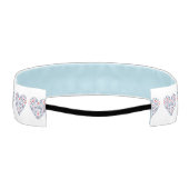 スロバキアフォークハートパターン アスレチックヘッドバンド (裏面)