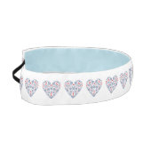 スロバキアフォークハートパターン アスレチックヘッドバンド (左)