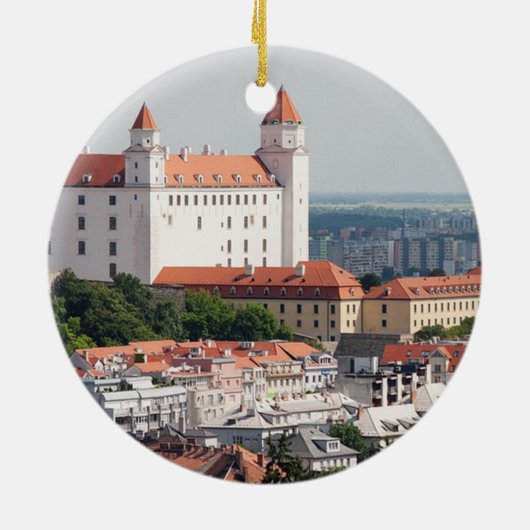 スロバキアブラチスラバクリスマス装飾 セラミックオーナメント (裏面)