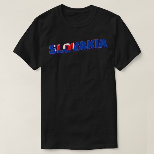 スロバキアヴィンテージスタイルレトロ土産2 Tシャツ (デザイン正面)