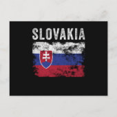 スロバキア動揺して国旗 – スロバキア国旗 ポストカード (正面)