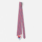 スロバキア国旗と武器のコート、スロバキア国旗 ネクタイ (正面)