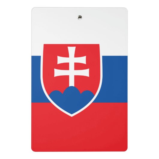 スロバキア国旗のあるミニクリップボード ミニクリップボード (裏面)