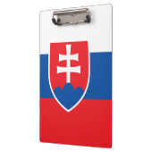 スロバキア国旗のある愛国的なクリップボード クリップボード (左)