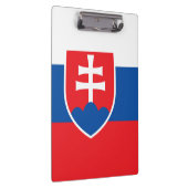 スロバキア国旗のある愛国的なクリップボード クリップボード (右)