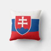 スロバキア国旗のアメリカのMoJo枕 クッション (裏面)