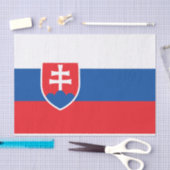 スロバキア国旗のティッシュペーパー 薄葉紙 (クラフト)