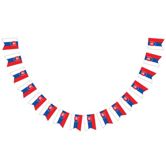 スロバキア国旗のバナー バンティングフラッグ (全)