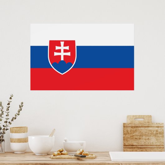 スロバキア国旗のポスター ポスター (キッチン)