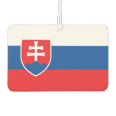 スロバキア国旗を持つ車の空気フレッシュナー カーエアーフレッシュナー (裏面)