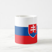 スロバキア国旗セラミックコーヒーマグ コーヒーマグカップ (中央)