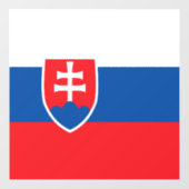 スロバキア国旗 ウィンドウサイン (シート)