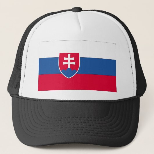 スロバキア国旗 キャップ (正面)