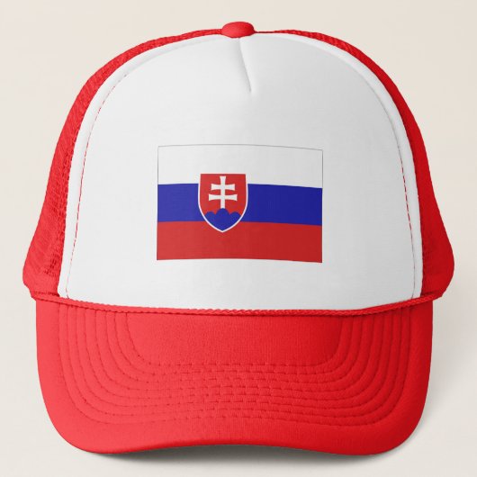 スロバキア国旗 キャップ (正面)