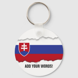 スロバキア国旗 キーホルダー
