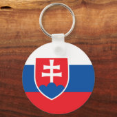 スロバキア国旗 キーホルダー (正面)