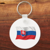 スロバキア国旗 キーホルダー (正面)