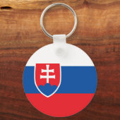 スロバキア国旗 キーホルダー (正面)