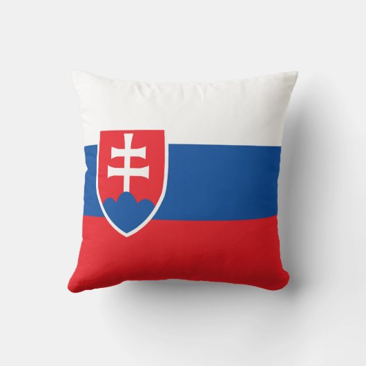 スロバキア国旗 クッション (裏面)