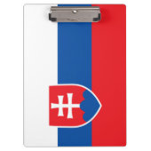 スロバキア国旗 クリップボード (正面)