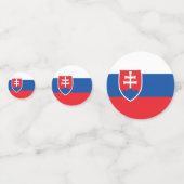 スロバキア国旗 コンフェッティ (正面)