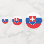 スロバキア国旗 コンフェッティ (裏面)