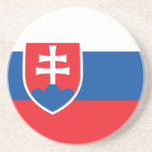 スロバキア国旗 コースター (正面)