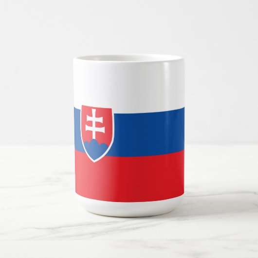 スロバキア国旗 コーヒーマグカップ (中央)