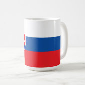 スロバキア国旗 コーヒーマグカップ (正面右)