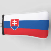スロバキア国旗 ゴルフヘッドカバー (正面)
