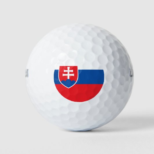 スロバキア国旗 ゴルフボール (正面)