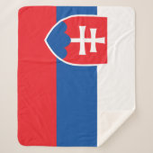 スロバキア国旗 シェルパブランケット (正面)