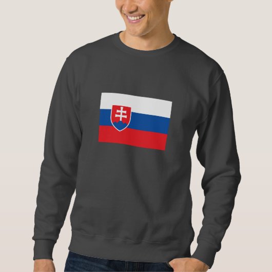 スロバキア国旗 スウェットシャツ (正面)