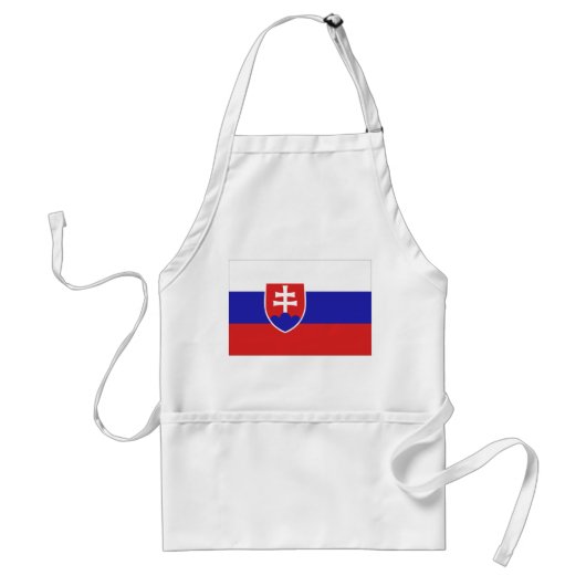 スロバキア国旗 スタンダードエプロン (正面)