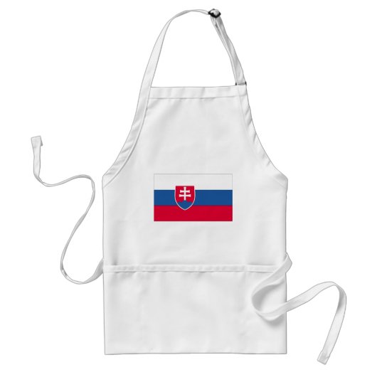 スロバキア国旗 スタンダードエプロン (正面)