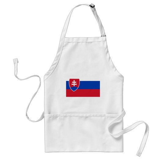 スロバキア国旗 スタンダードエプロン (正面)