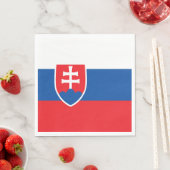 スロバキア国旗 スタンダードランチョンナプキン (インサイチュ)