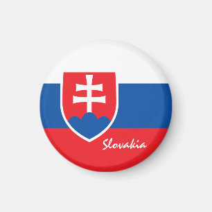スロバキア国旗&スロバキアの休日、旅行/スポーツ マグネット