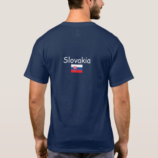 スロバキア国旗、スロバキア国旗 Tシャツ (裏面)