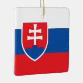 スロバキア国旗 セラミックオーナメント (右)