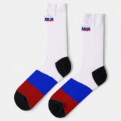 スロバキア国旗 ソックス (左)